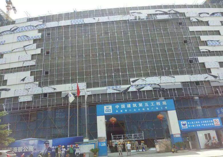 ?？谶h大購物中心電纜橋架進場